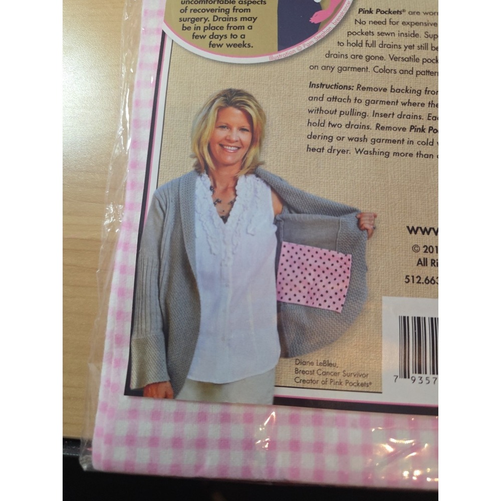 Pink Pockets For Patients With Drains After Surgery - Picture 3 of 5
